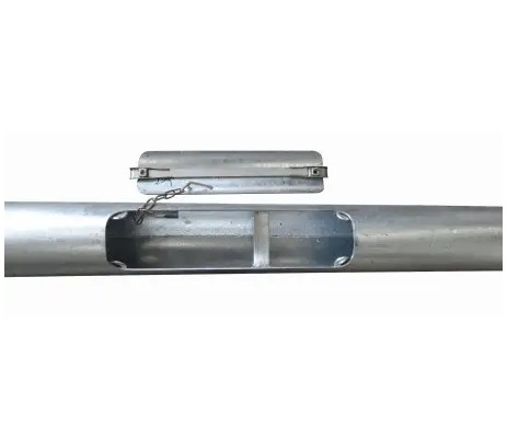 Poste cónico 6 metros galvanizado