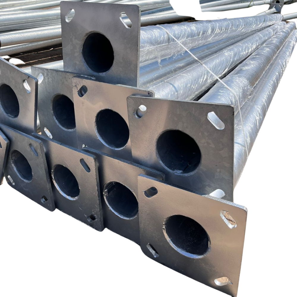 Poste cónico 12 metros galvanizado