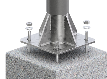 Poste tubular en oferta 5 metros galvanizado - Imagen 4